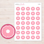 I-22648 planner sticker sheet with enlarged sticker detail