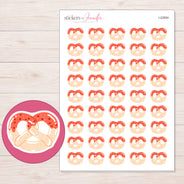 I-22654 planner sticker sheet with enlarged sticker detail