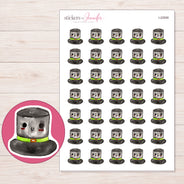 I-22658 planner sticker sheet with enlarged sticker detail