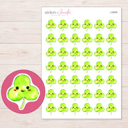 I-22659 planner sticker sheet with enlarged sticker detail
