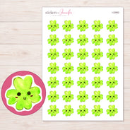 I-22662 planner sticker sheet with enlarged sticker detail