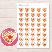 I-22670 planner sticker sheet with enlarged sticker detail