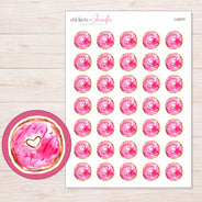 I-22675 planner sticker sheet with enlarged sticker detail