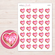 I-22676 planner sticker sheet with enlarged sticker detail