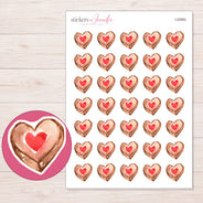 I-22682 planner sticker sheet with enlarged sticker detail