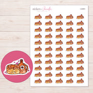 I-22691 planner sticker sheet with enlarged sticker detail