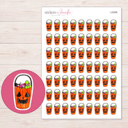 I-22698 planner sticker sheet with enlarged sticker detail
