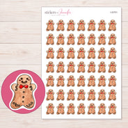 I-22701 planner sticker sheet with enlarged sticker detail