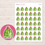 I-22709 planner sticker sheet with enlarged sticker detail
