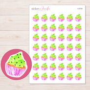 I-22720 planner sticker sheet with enlarged sticker detail