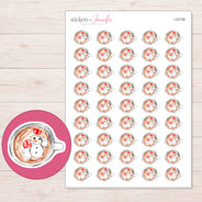 I-22726 planner sticker sheet with enlarged sticker detail