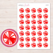 I-22727 planner sticker sheet with enlarged sticker detail