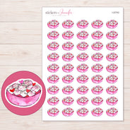 I-22742 planner sticker sheet with enlarged sticker detail