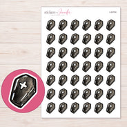 I-22750 planner sticker sheet with enlarged sticker detail