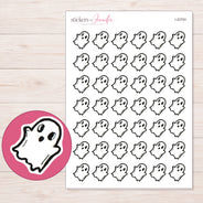 I-22753 planner sticker sheet with enlarged sticker detail