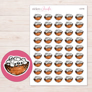 I-22756 planner sticker sheet with enlarged sticker detail