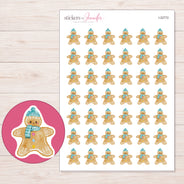 I-22772 planner sticker sheet with enlarged sticker detail