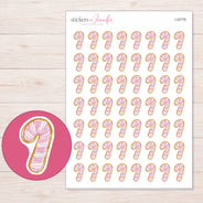 I-22776 planner sticker sheet with enlarged sticker detail