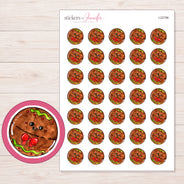 I-22786 planner sticker sheet with enlarged sticker detail