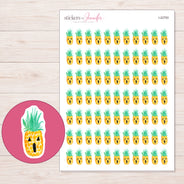 I-22793 planner sticker sheet with enlarged sticker detail