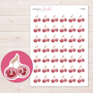 I-22809 planner sticker sheet with enlarged sticker detail