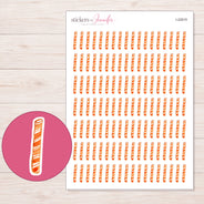 I-22819 planner sticker sheet with enlarged sticker detail