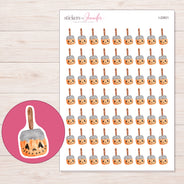 I-22821 planner sticker sheet with enlarged sticker detail