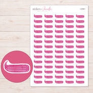 I-22841 planner sticker sheet with enlarged sticker detail