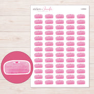 I-22844 planner sticker sheet with enlarged sticker detail