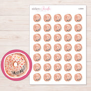I-22849 planner sticker sheet with enlarged sticker detail