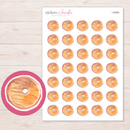 I-22852 planner sticker sheet with enlarged sticker detail