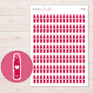 I-22869 planner sticker sheet with enlarged sticker detail