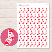 I-22889 planner sticker sheet with enlarged sticker detail