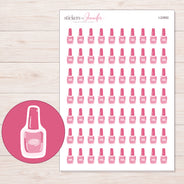 I-22892 planner sticker sheet with enlarged sticker detail