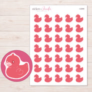 I-22895 planner sticker sheet with enlarged sticker detail