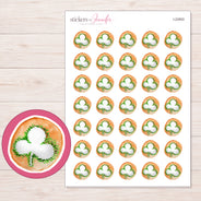 I-22903 planner sticker sheet with enlarged sticker detail