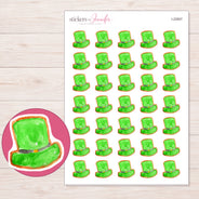 I-22907 planner sticker sheet with enlarged sticker detail