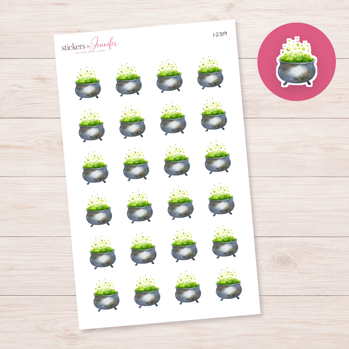 Bubbling Cauldron Planner Stickers | I-2319