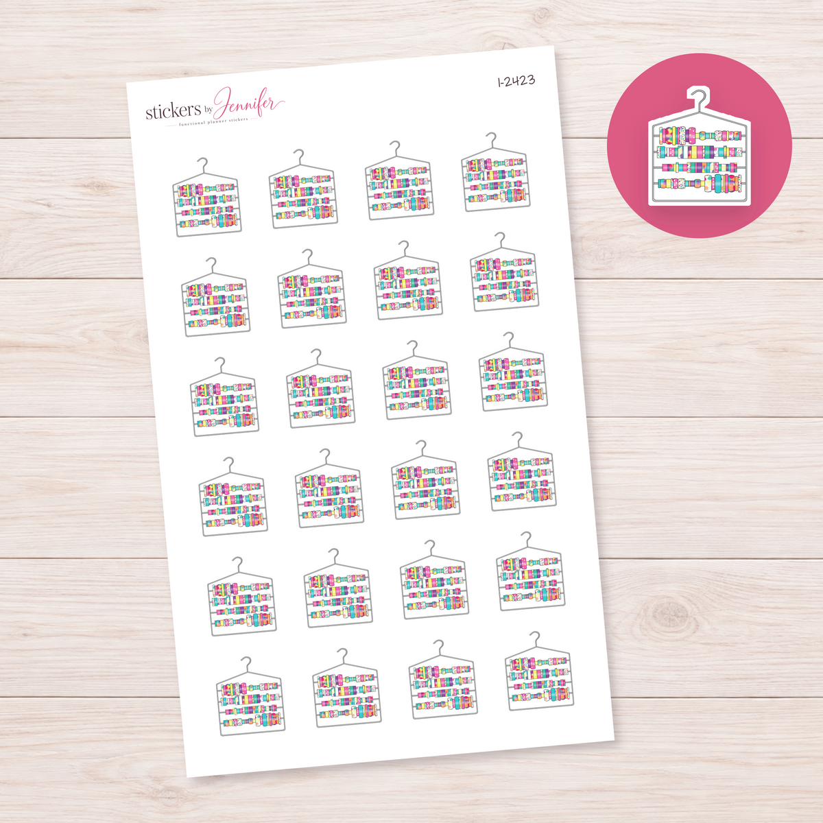 Hanging Washi Tape Organizer Planner Stickers | I-2423