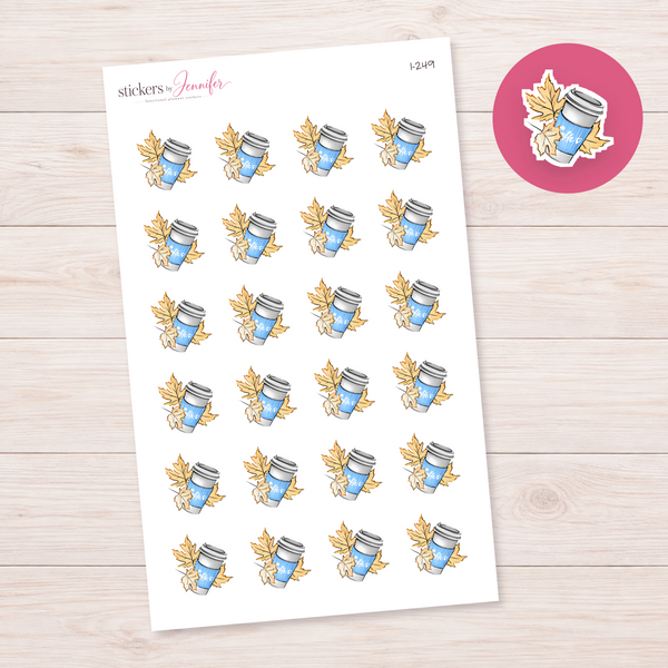 Fall School Break Planner Stickers | I-249