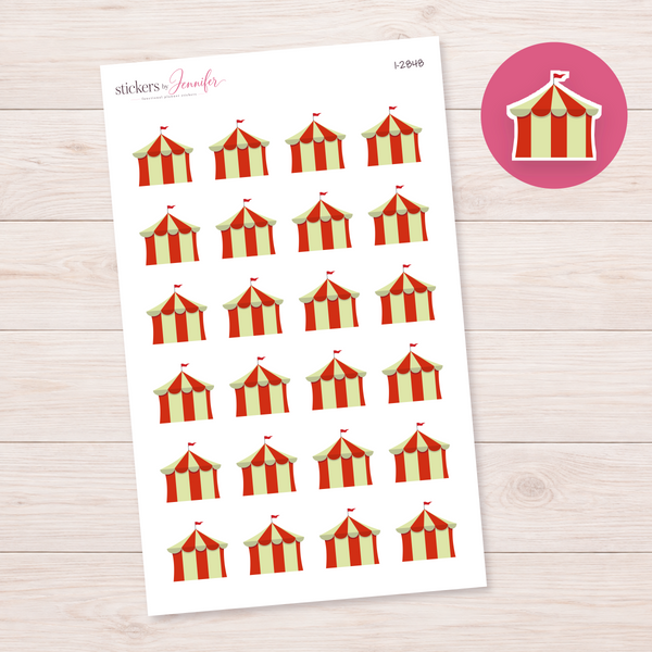 Circus Tent Planner Stickers | I-2848