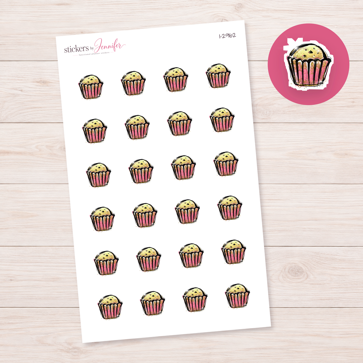Cupcake Planner Stickers | I-2962