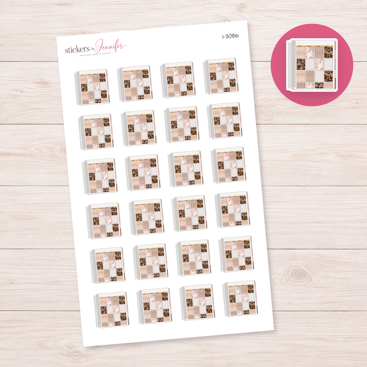 Neutral Planner Sticker Book Planner Stickers | I-3086
