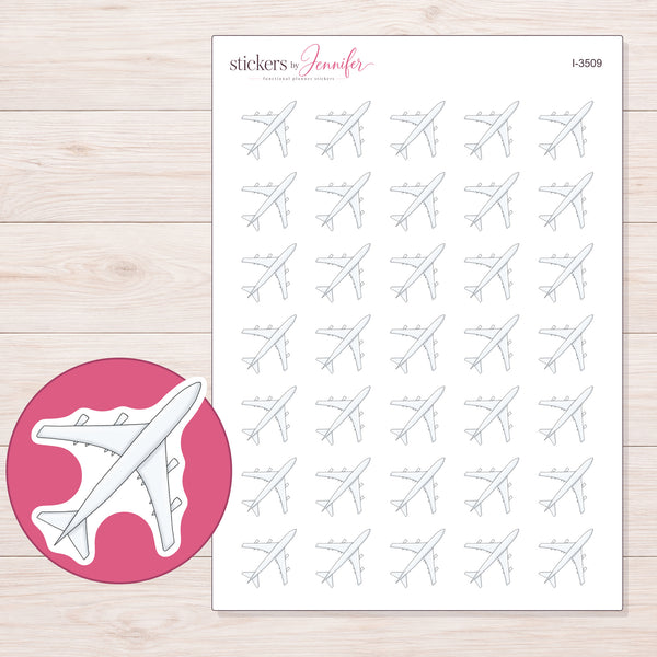 I-3509 planner sticker sheet with enlarged sticker detail