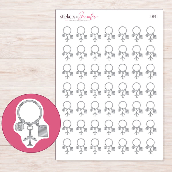 I-3551 planner sticker sheet with enlarged sticker detail