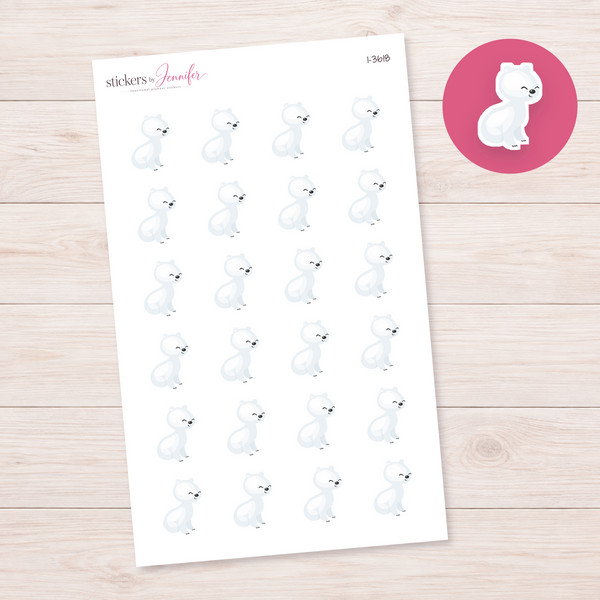 Polar Bear Planner Stickers | I-3618