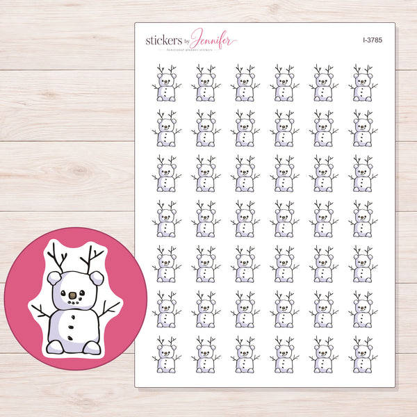 I-3785 planner sticker sheet with enlarged sticker detail
