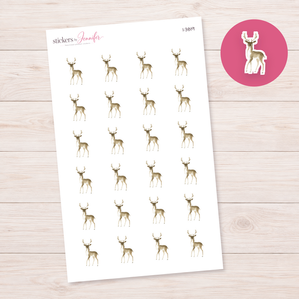 Young Woodland Deer Planner Stickers | I-3819