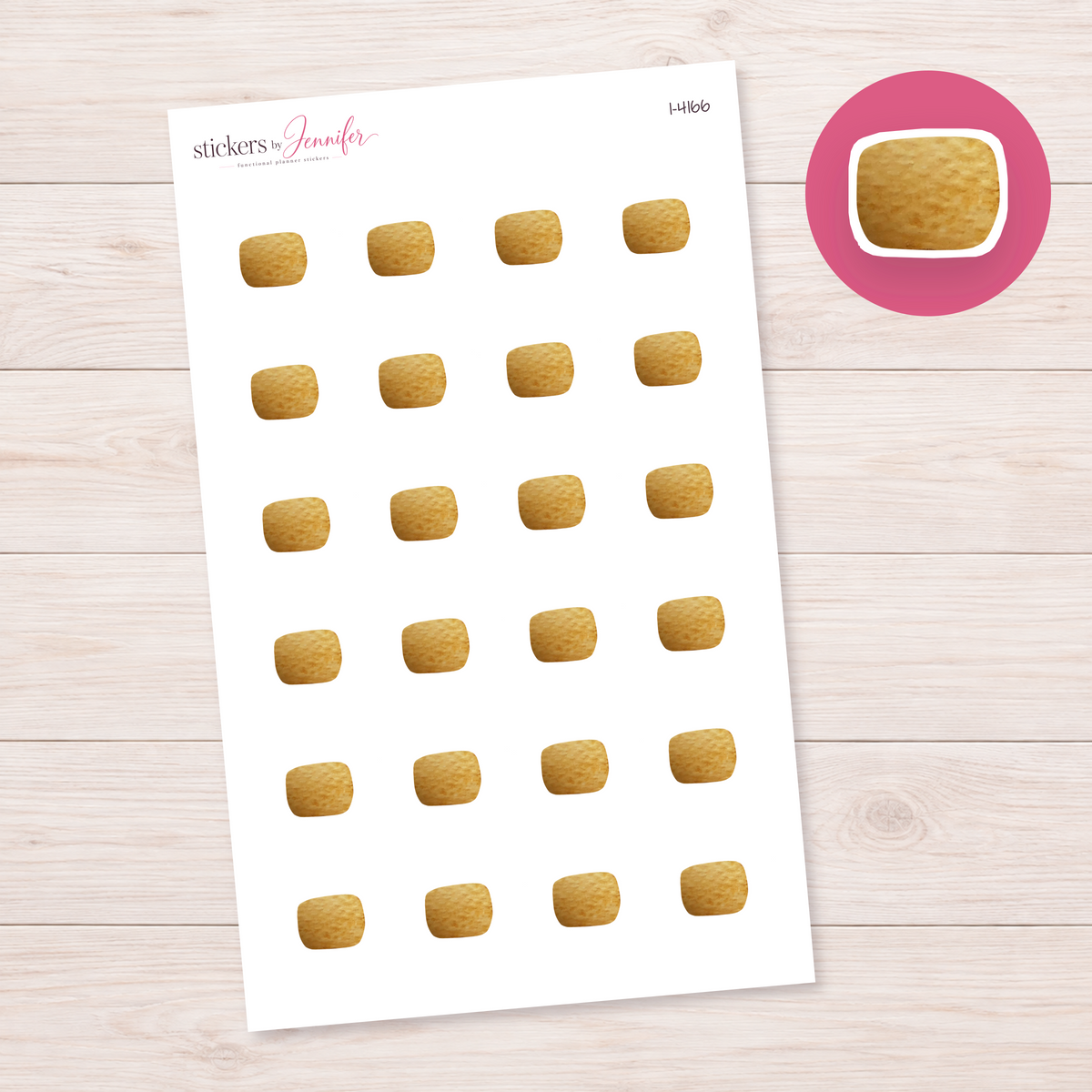 Mustard Floor Pouf Planner Stickers | I-4166