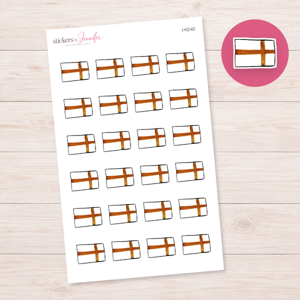 Wide Gift with Gold Ribbon Planner Stickers | I-4240